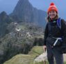 Molly with Denver Bronco hat at Machu Picchu